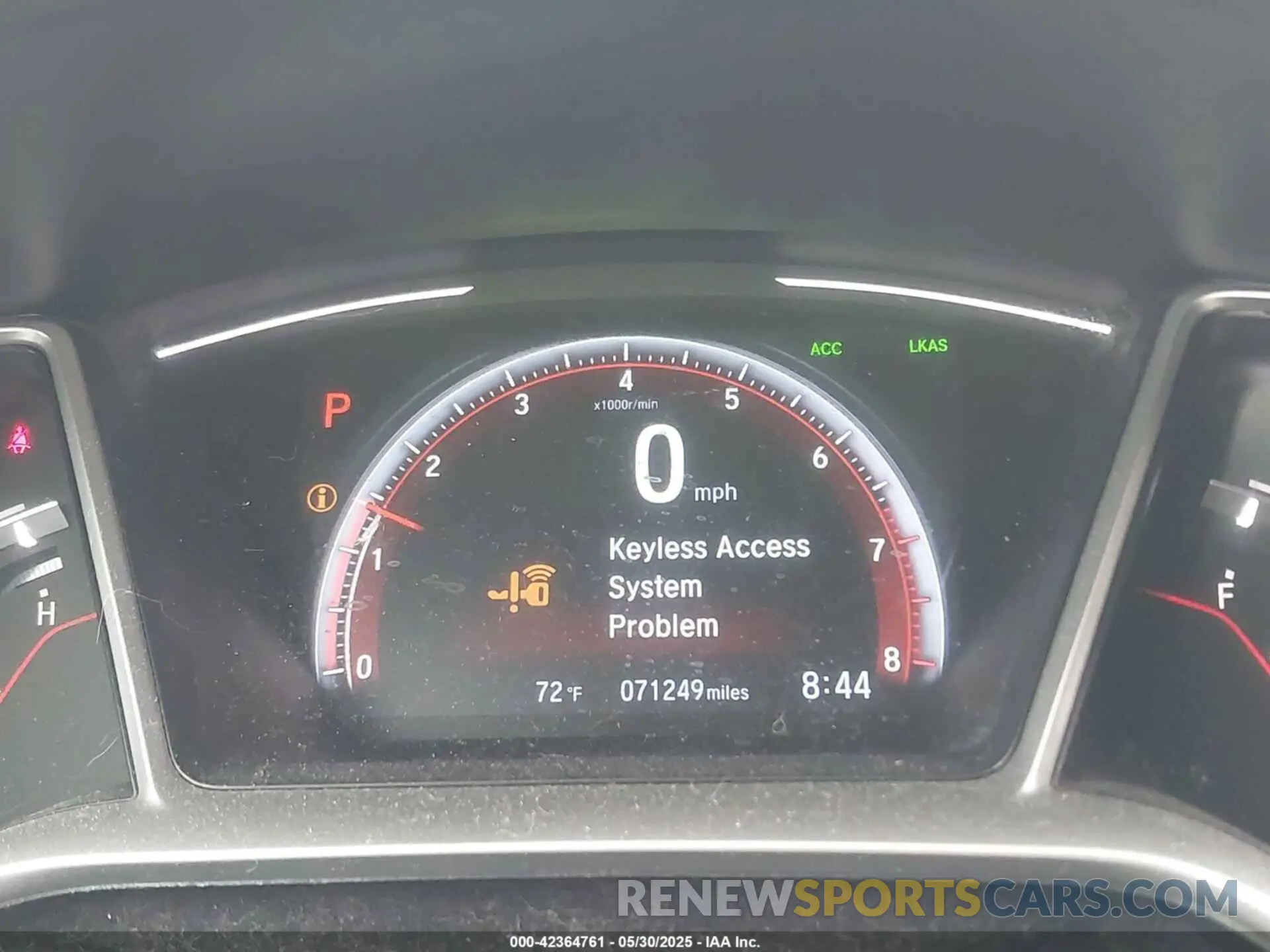 7 Photograph of a damaged car 2HGFC2F82KH539469 HONDA CIVIC 2019