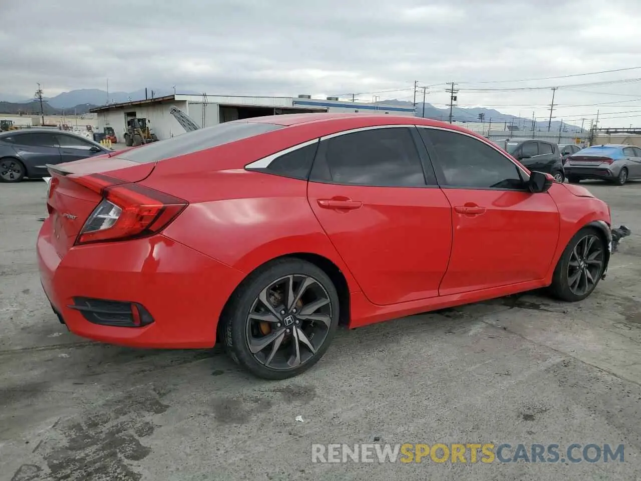 3 Photograph of a damaged car 2HGFC2F82KH544543 HONDA CIVIC 2019