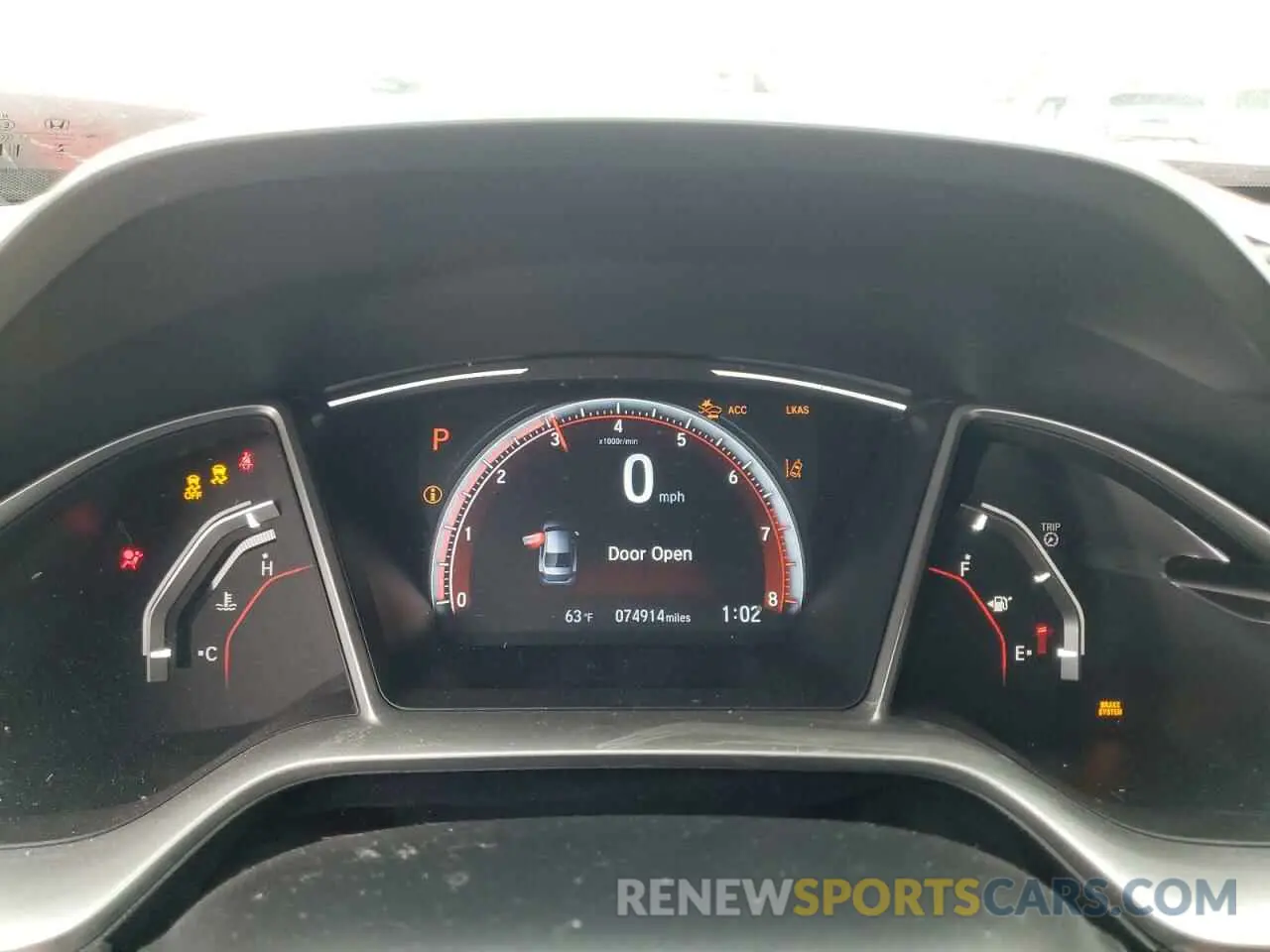 9 Photograph of a damaged car 2HGFC2F82KH544543 HONDA CIVIC 2019