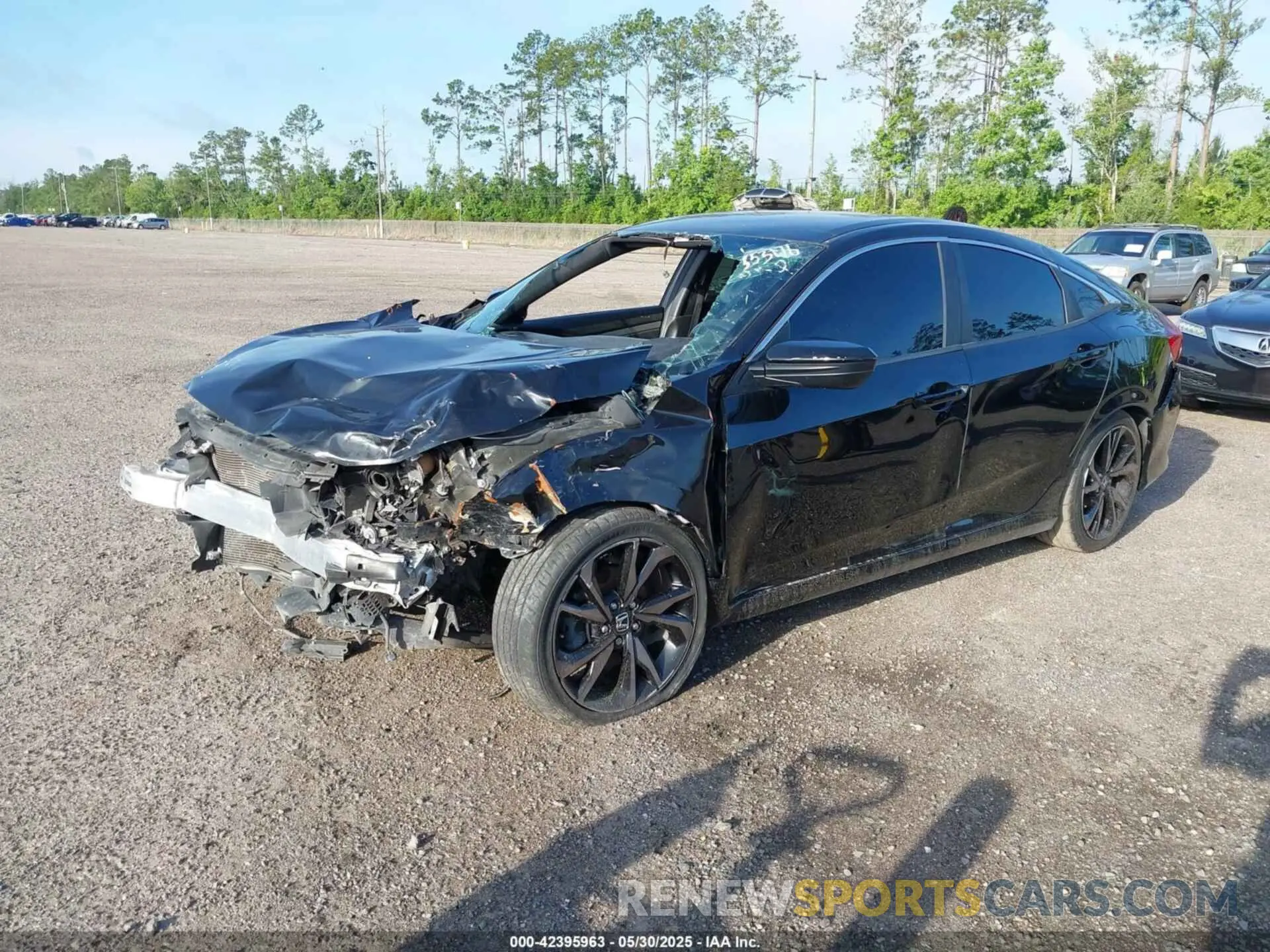 2 Photograph of a damaged car 2HGFC2F82KH553176 HONDA CIVIC 2019