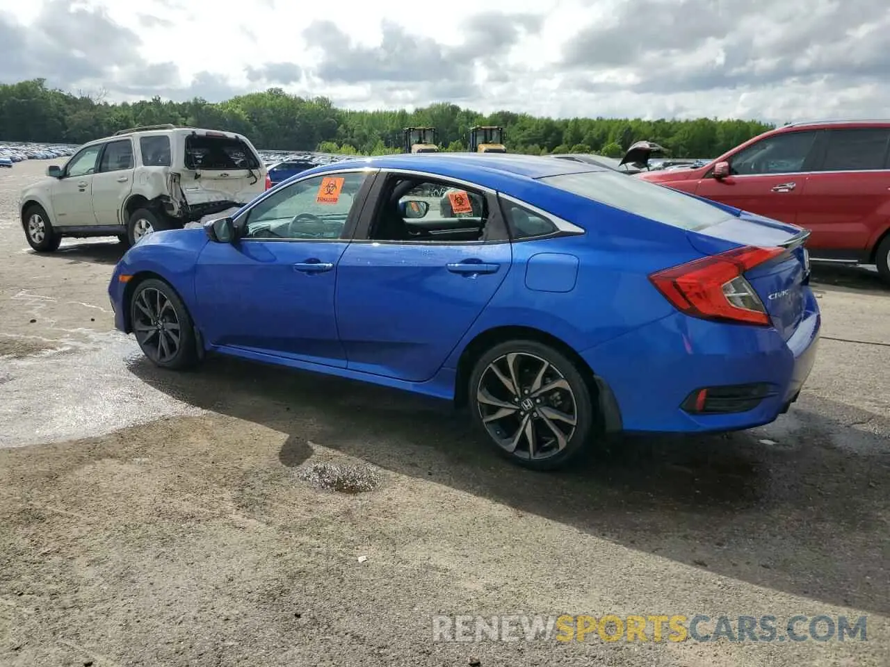 2 Photograph of a damaged car 2HGFC2F82KH562525 HONDA CIVIC 2019