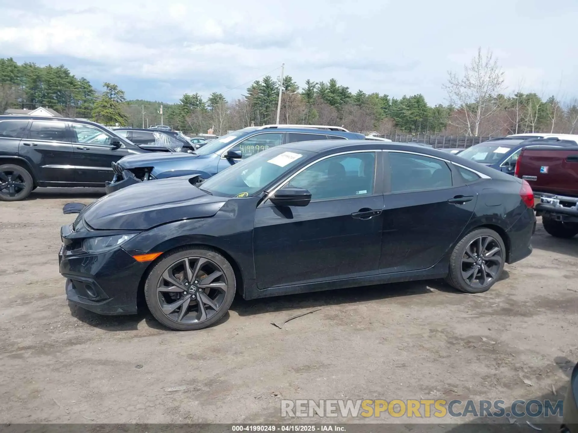 14 Photograph of a damaged car 2HGFC2F82KH595024 HONDA CIVIC 2019