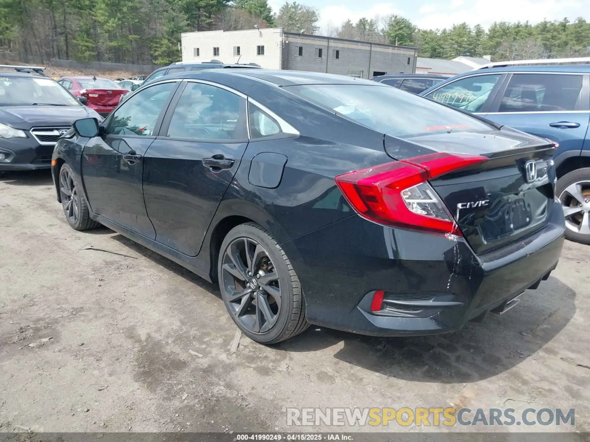 3 Photograph of a damaged car 2HGFC2F82KH595024 HONDA CIVIC 2019