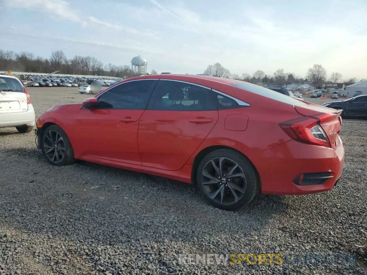 2 Photograph of a damaged car 2HGFC2F82KH597601 HONDA CIVIC 2019