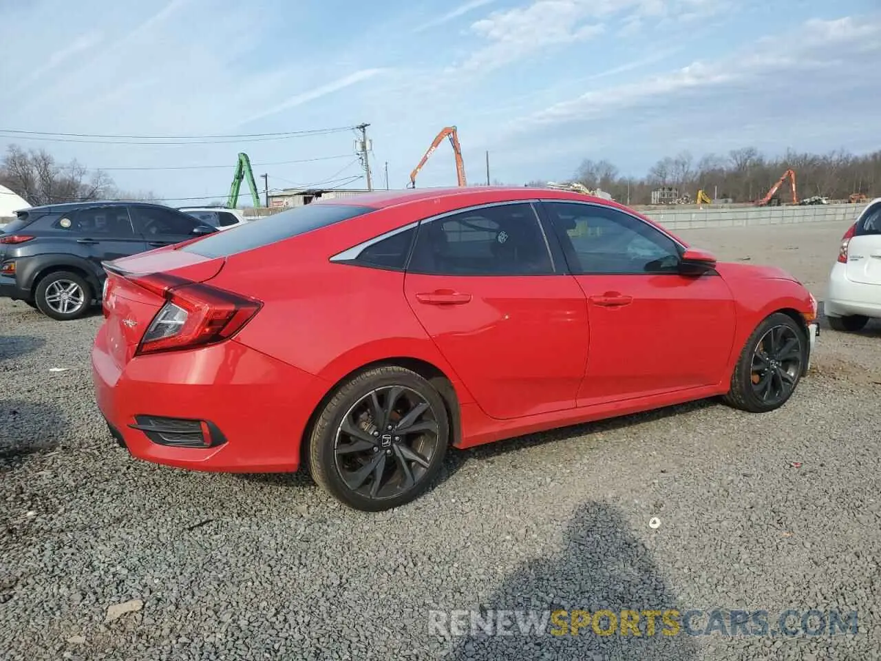 3 Photograph of a damaged car 2HGFC2F82KH597601 HONDA CIVIC 2019