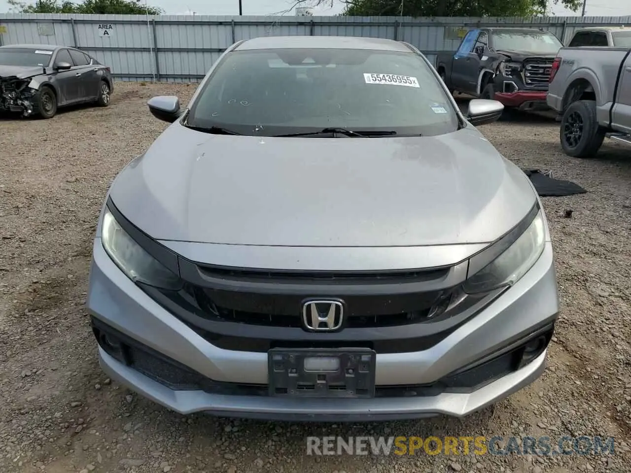 5 Photograph of a damaged car 2HGFC2F82KH598599 HONDA CIVIC 2019