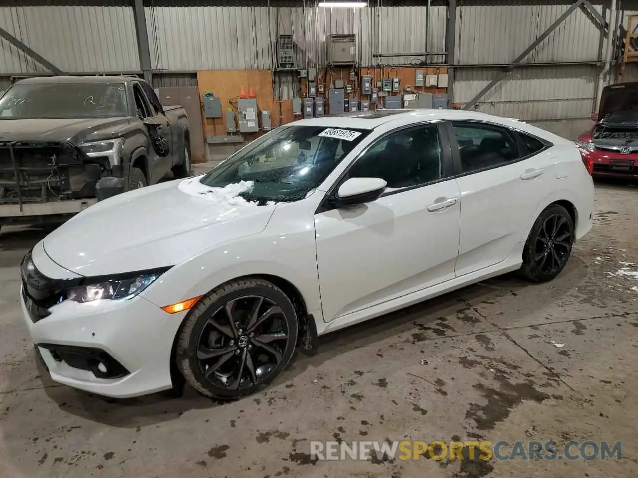 1 Photograph of a damaged car 2HGFC2F83KH032998 HONDA CIVIC 2019