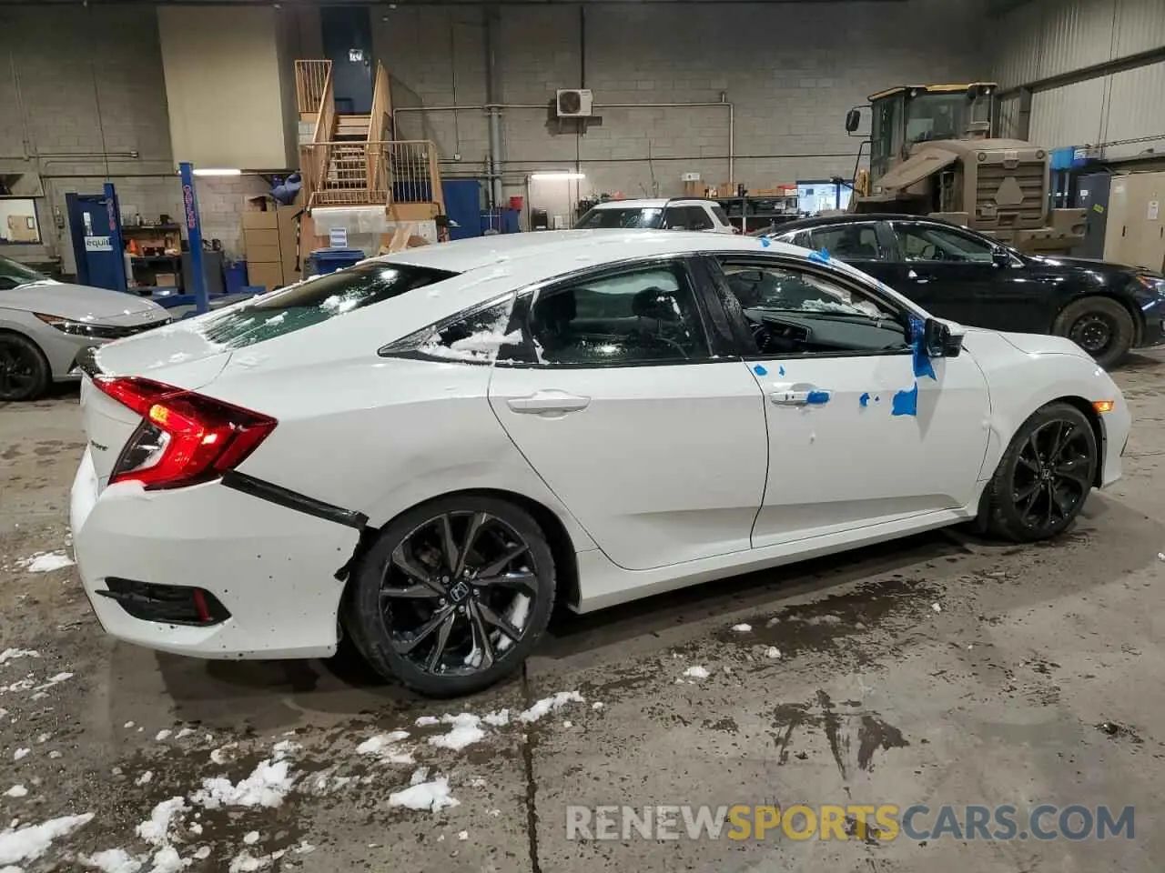 3 Photograph of a damaged car 2HGFC2F83KH032998 HONDA CIVIC 2019