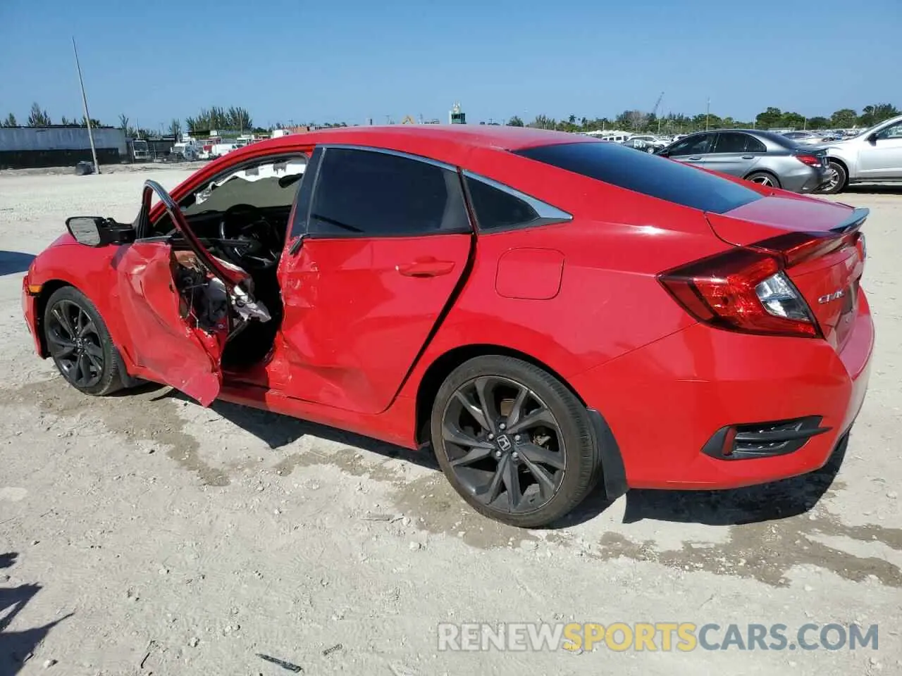 2 Photograph of a damaged car 2HGFC2F83KH501409 HONDA CIVIC 2019
