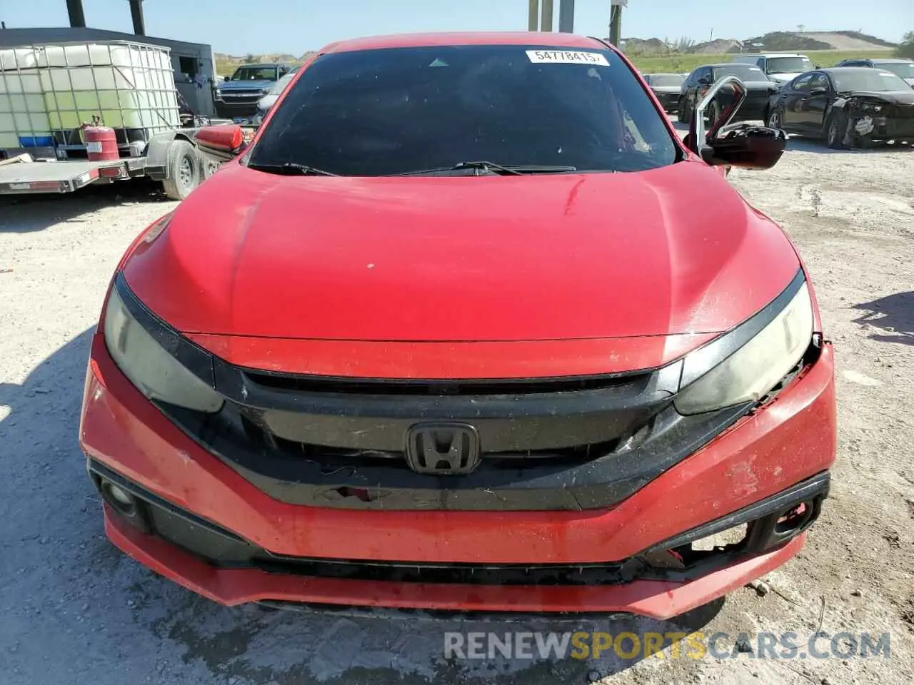 5 Photograph of a damaged car 2HGFC2F83KH501409 HONDA CIVIC 2019