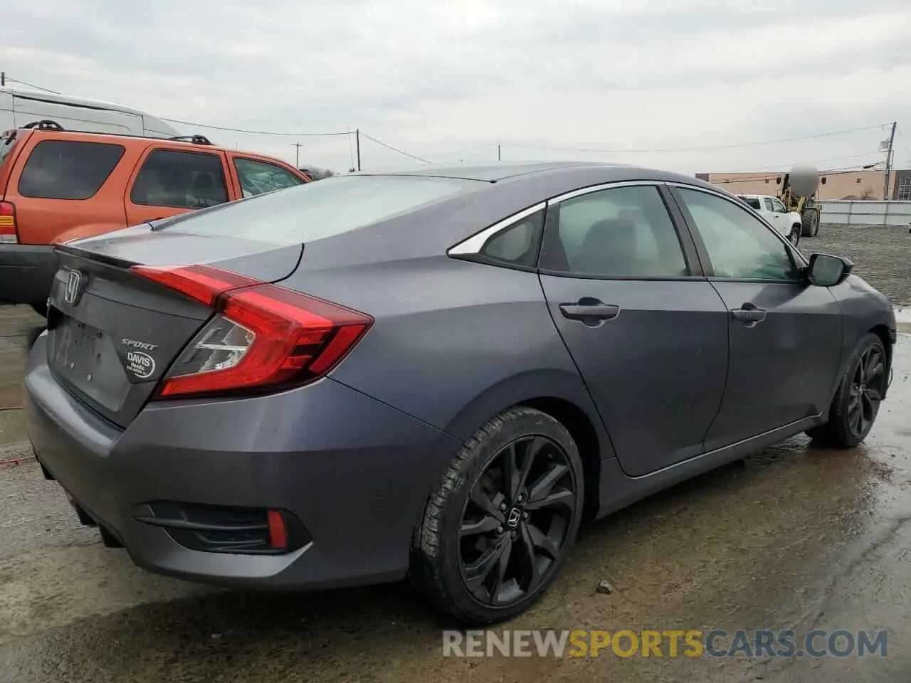 3 Photograph of a damaged car 2HGFC2F83KH502821 HONDA CIVIC 2019