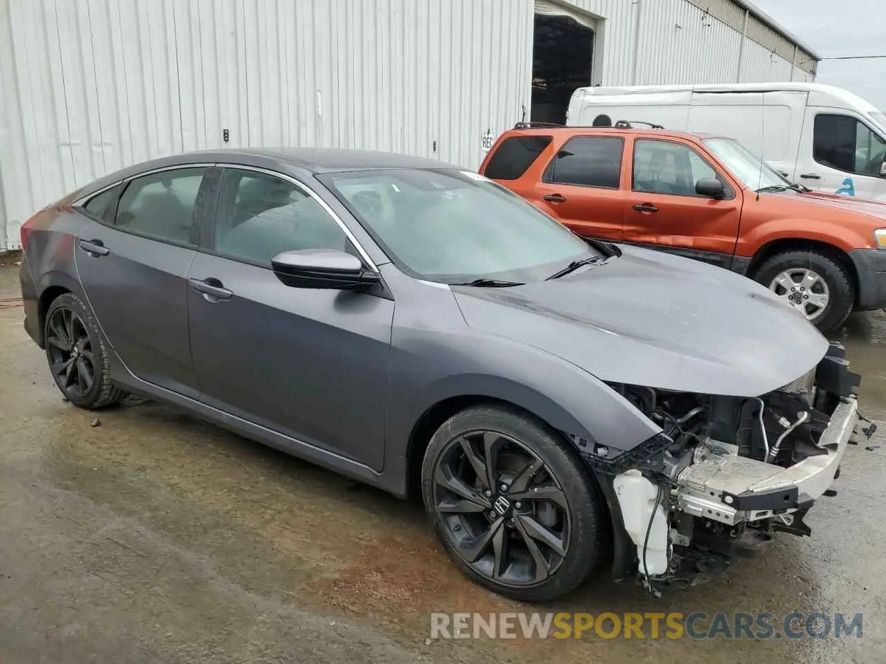4 Photograph of a damaged car 2HGFC2F83KH502821 HONDA CIVIC 2019