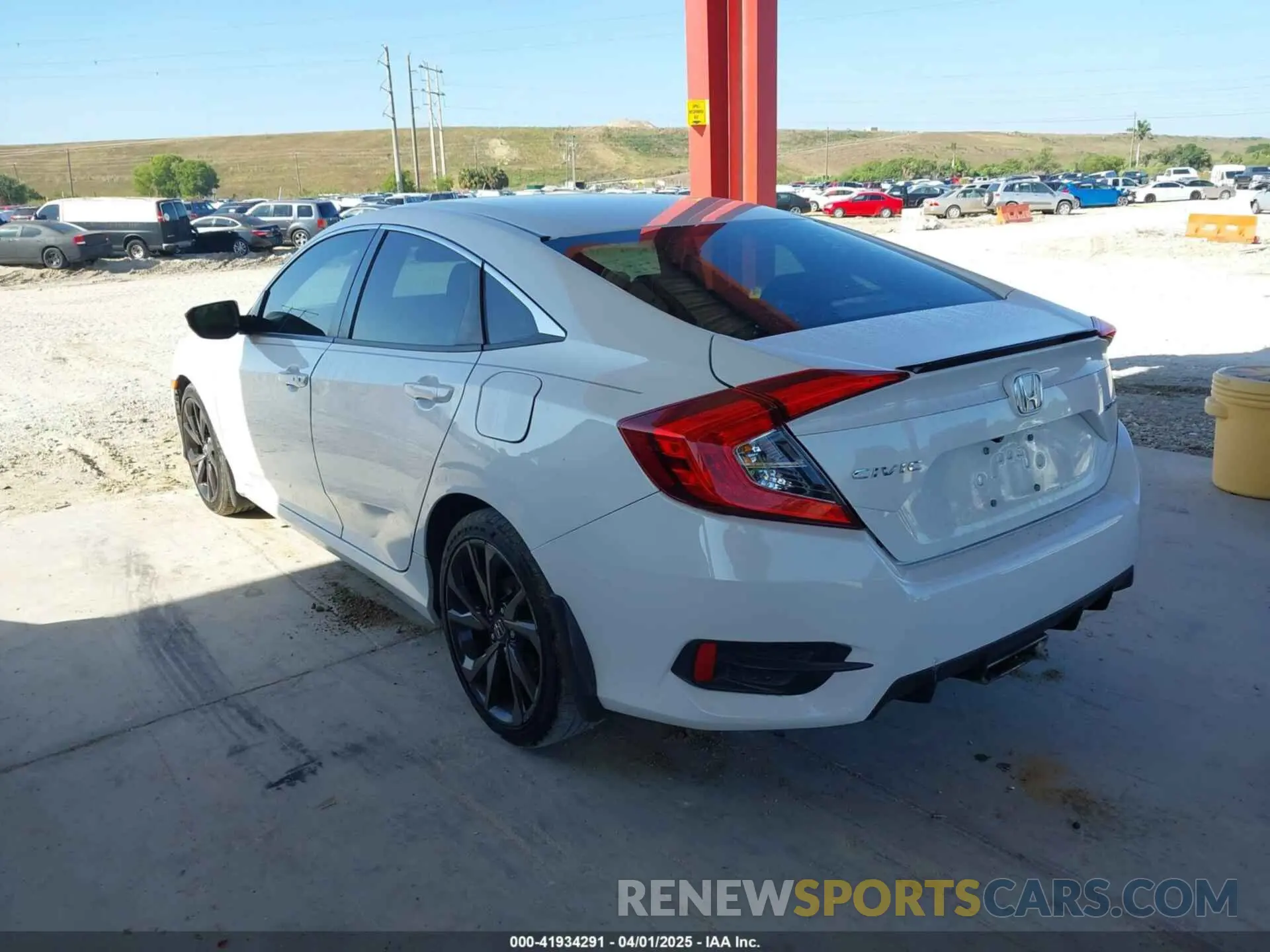 3 Photograph of a damaged car 2HGFC2F83KH509185 HONDA CIVIC 2019