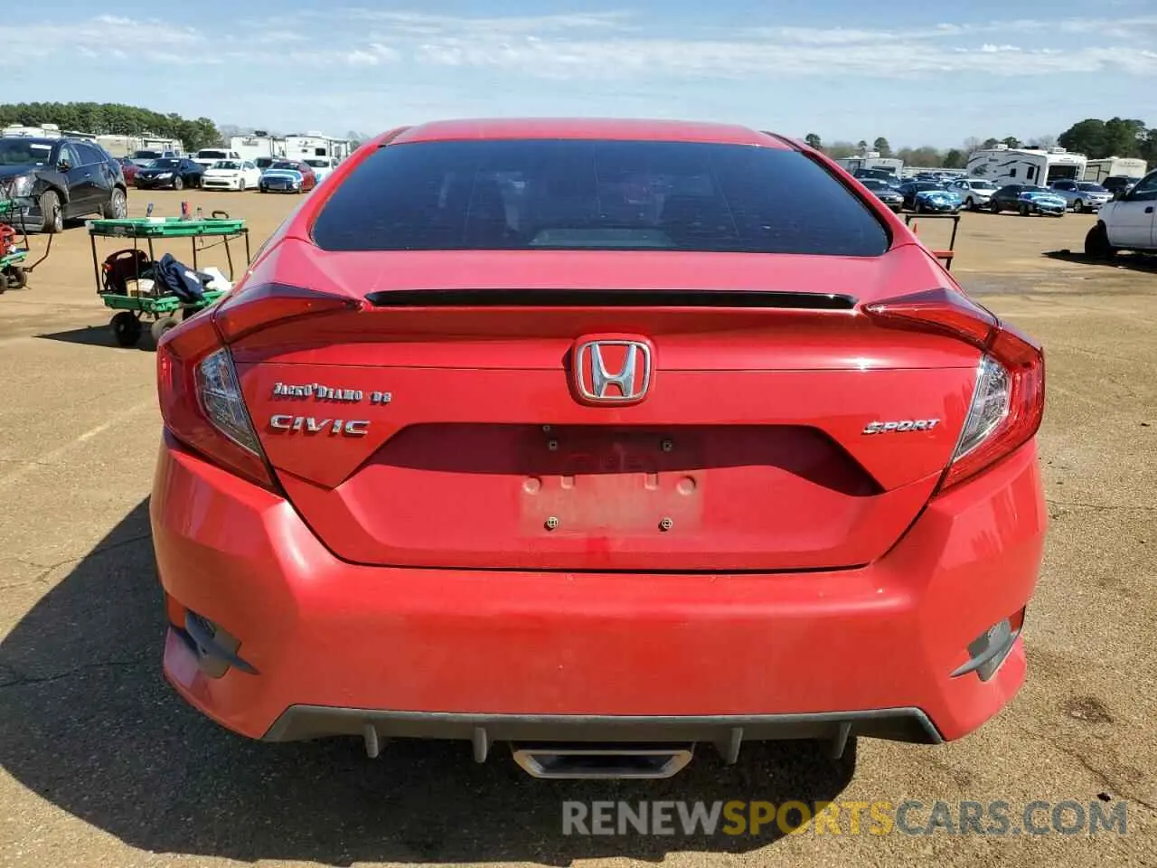 6 Photograph of a damaged car 2HGFC2F83KH511793 HONDA CIVIC 2019