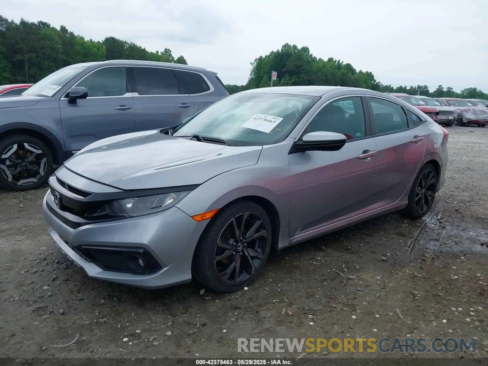 2 Photograph of a damaged car 2HGFC2F83KH527766 HONDA CIVIC 2019