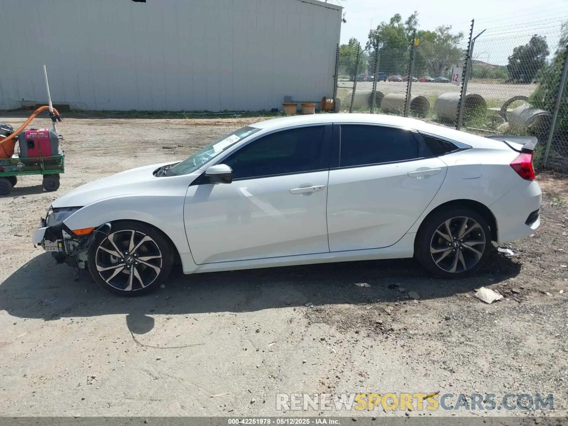13 Photograph of a damaged car 2HGFC2F83KH543756 HONDA CIVIC 2019