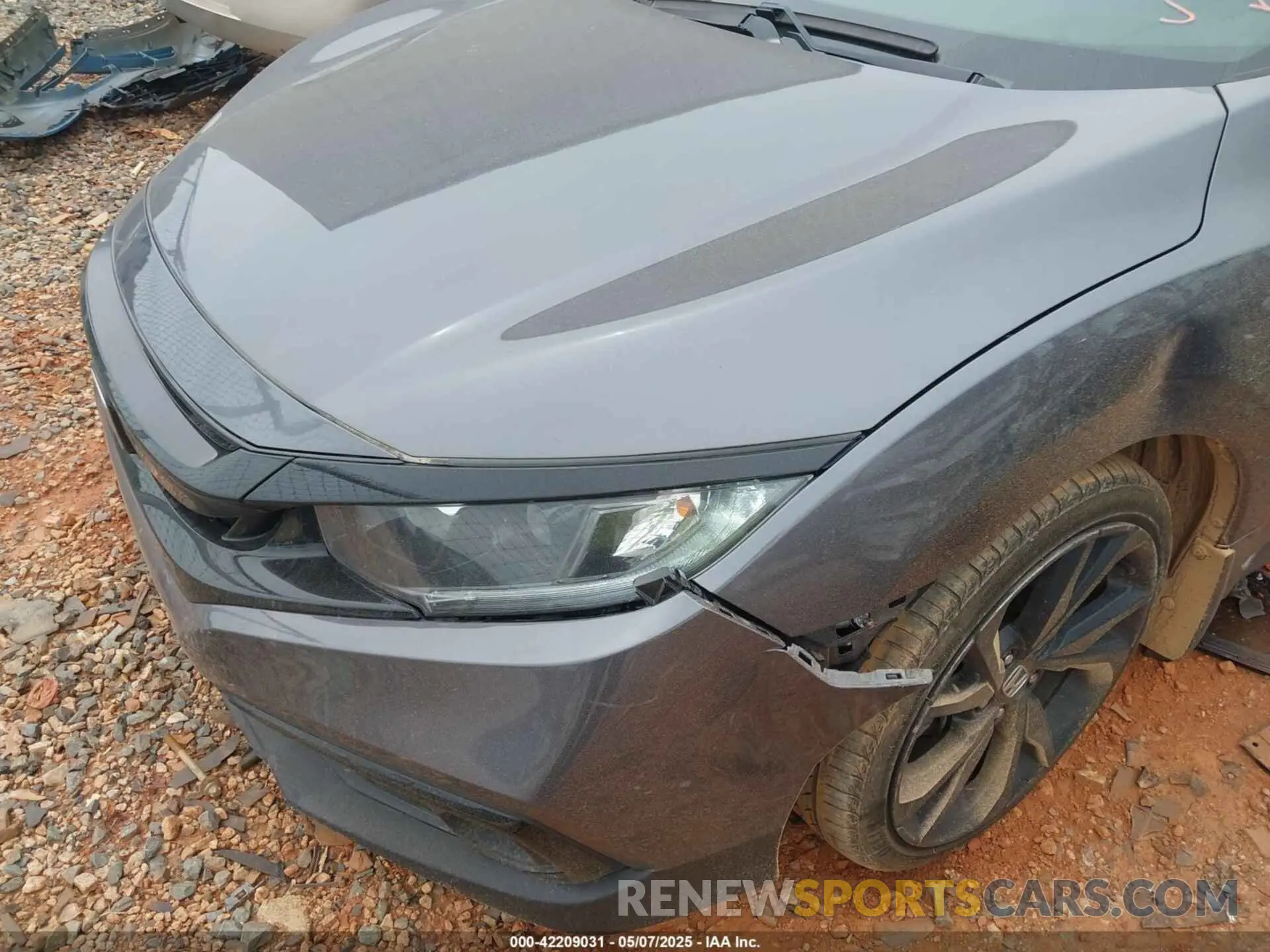 6 Photograph of a damaged car 2HGFC2F83KH562064 HONDA CIVIC 2019
