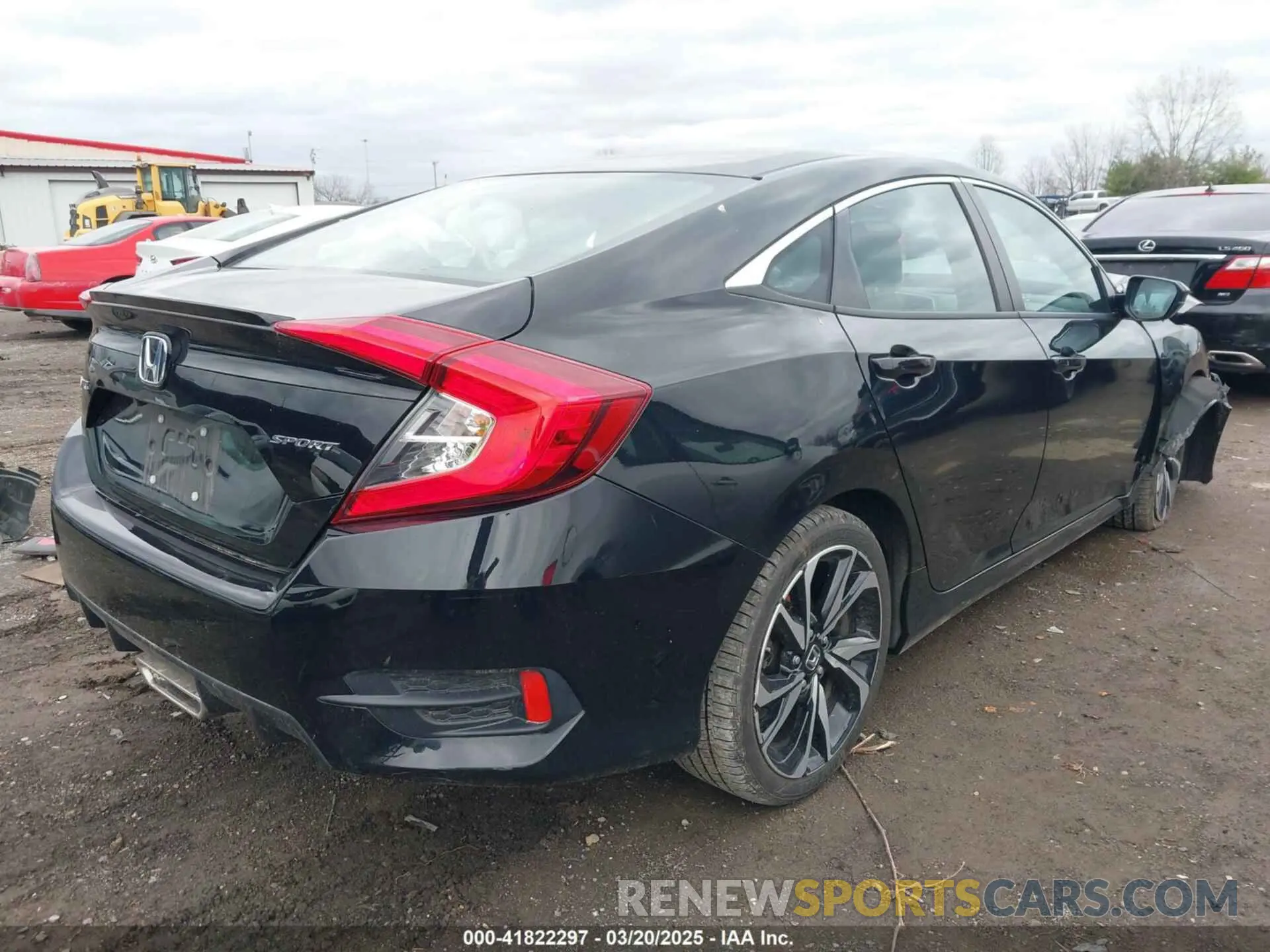 4 Photograph of a damaged car 2HGFC2F83KH566955 HONDA CIVIC 2019