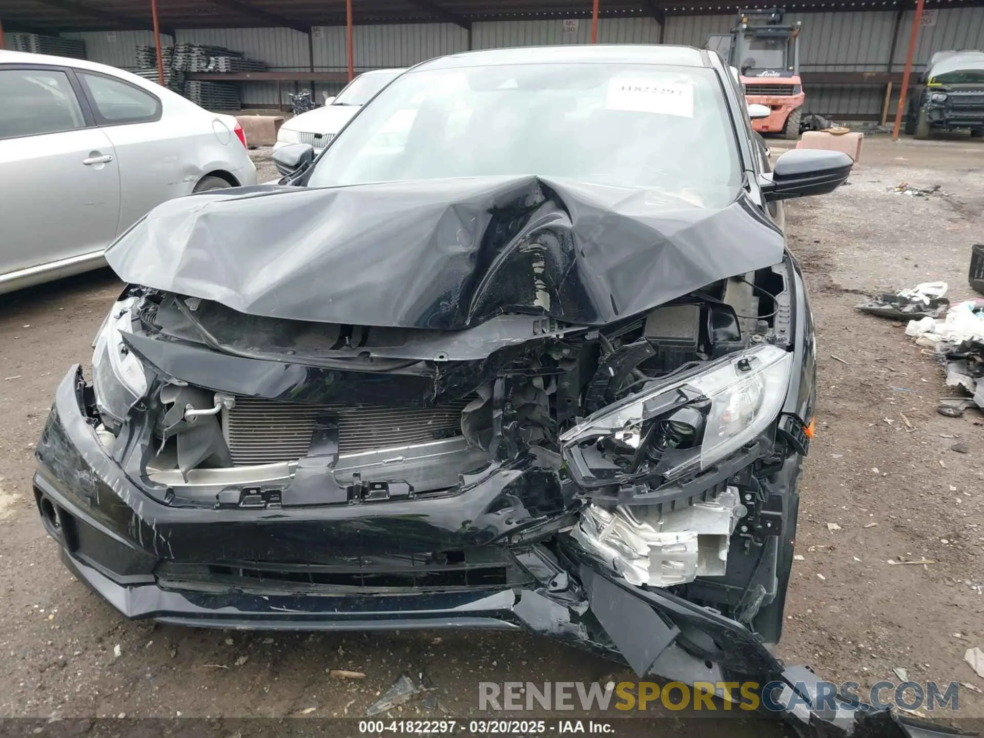 6 Photograph of a damaged car 2HGFC2F83KH566955 HONDA CIVIC 2019