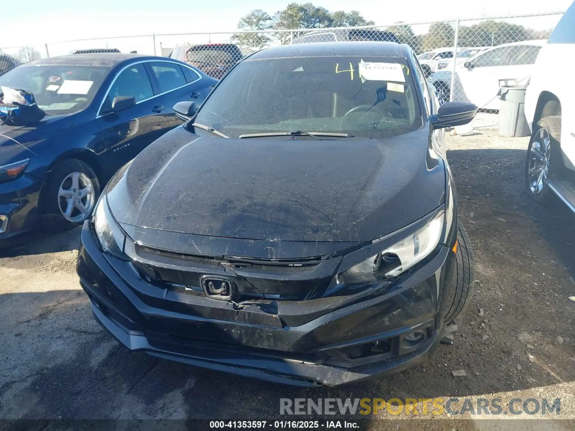 12 Photograph of a damaged car 2HGFC2F83KH567345 HONDA CIVIC 2019