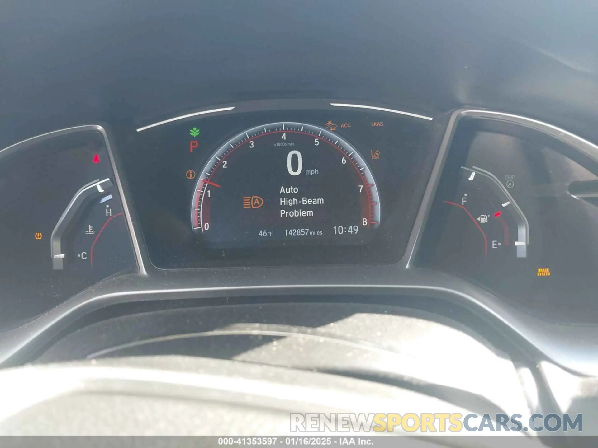 15 Photograph of a damaged car 2HGFC2F83KH567345 HONDA CIVIC 2019