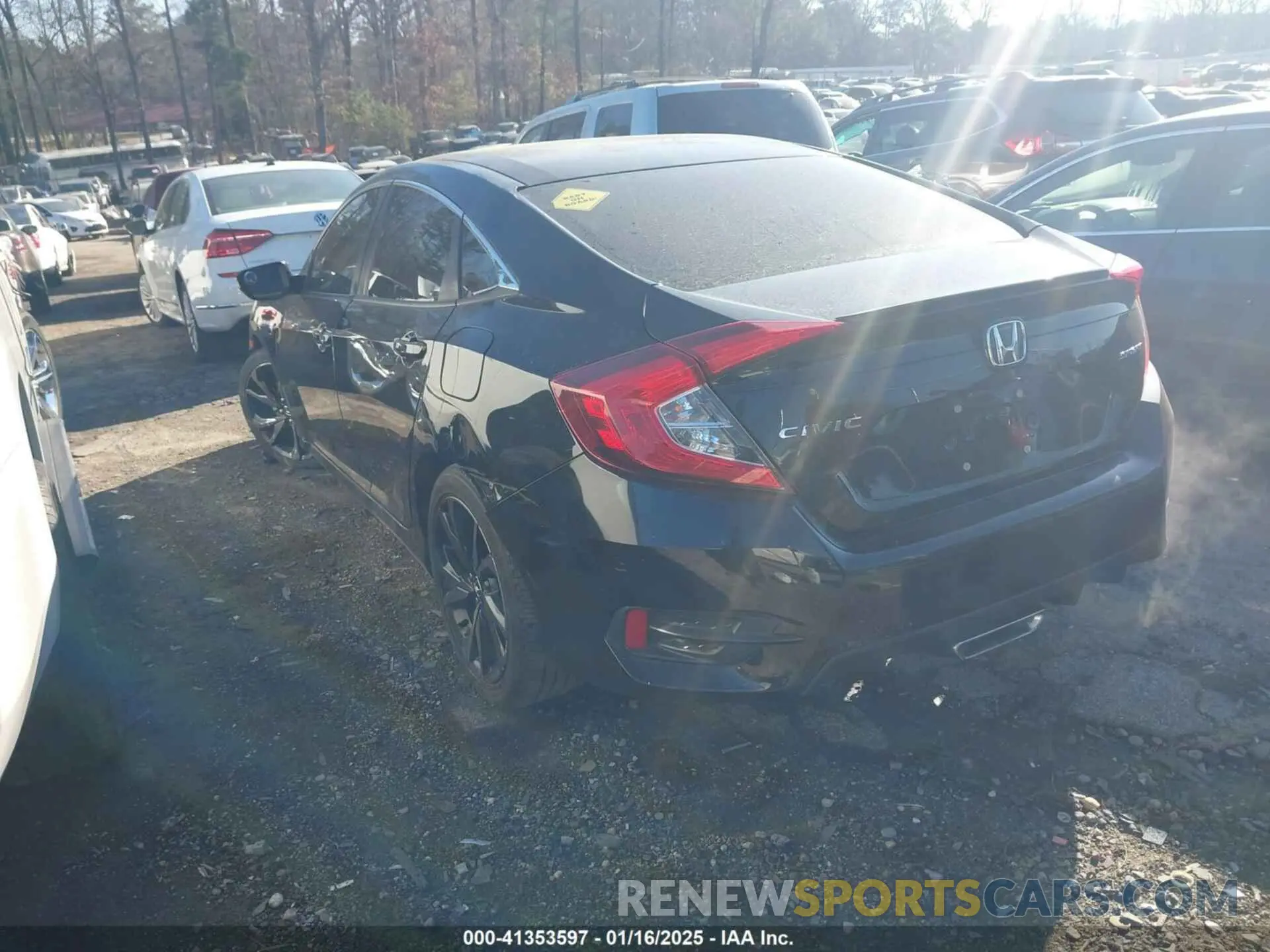 3 Photograph of a damaged car 2HGFC2F83KH567345 HONDA CIVIC 2019