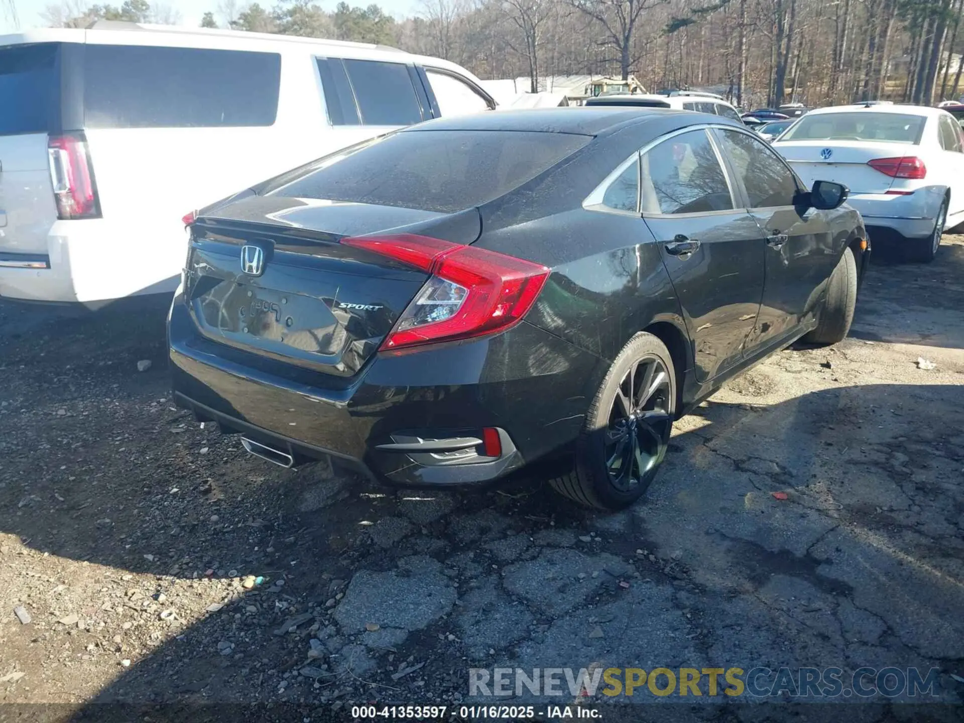 4 Photograph of a damaged car 2HGFC2F83KH567345 HONDA CIVIC 2019