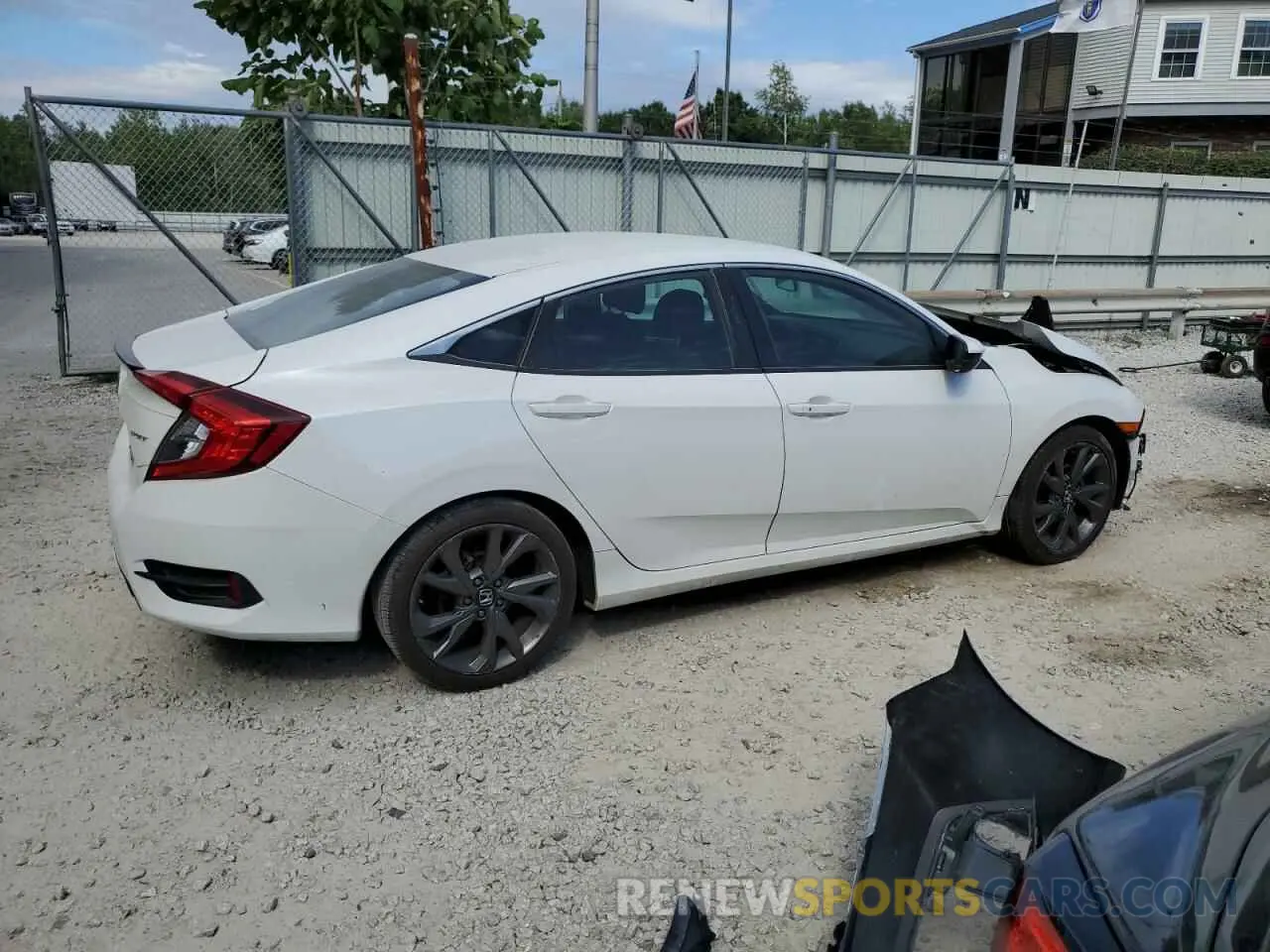 3 Photograph of a damaged car 2HGFC2F83KH569998 HONDA CIVIC 2019