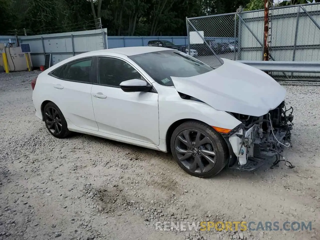 4 Photograph of a damaged car 2HGFC2F83KH569998 HONDA CIVIC 2019