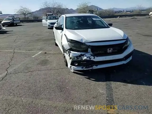 11 Photograph of a damaged car 2HGFC2F83KH587014 HONDA CIVIC 2019