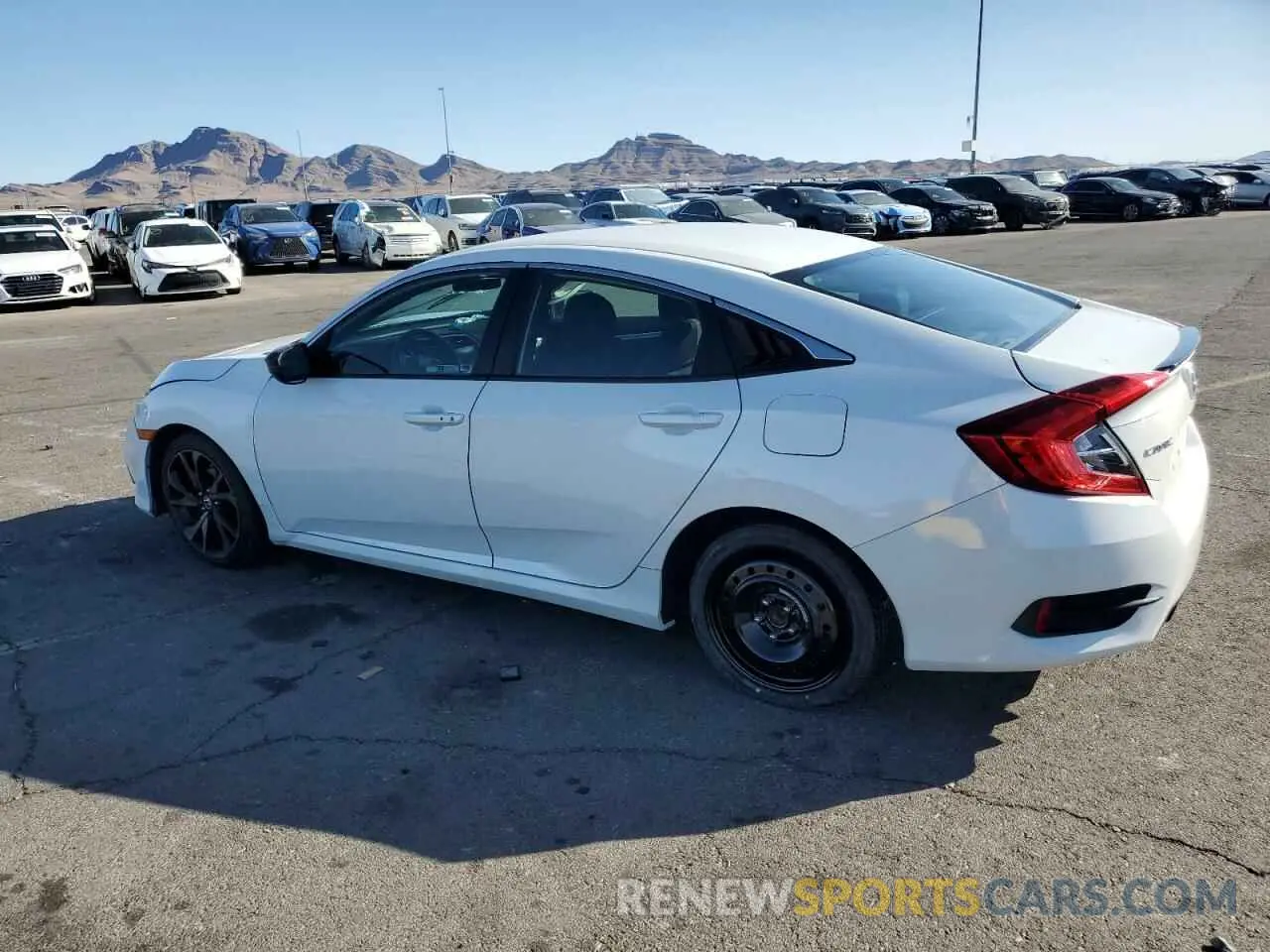 2 Photograph of a damaged car 2HGFC2F83KH587014 HONDA CIVIC 2019