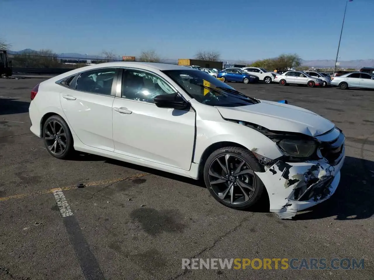 4 Photograph of a damaged car 2HGFC2F83KH587014 HONDA CIVIC 2019