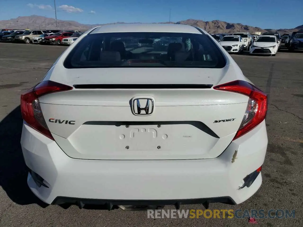 6 Photograph of a damaged car 2HGFC2F83KH587014 HONDA CIVIC 2019