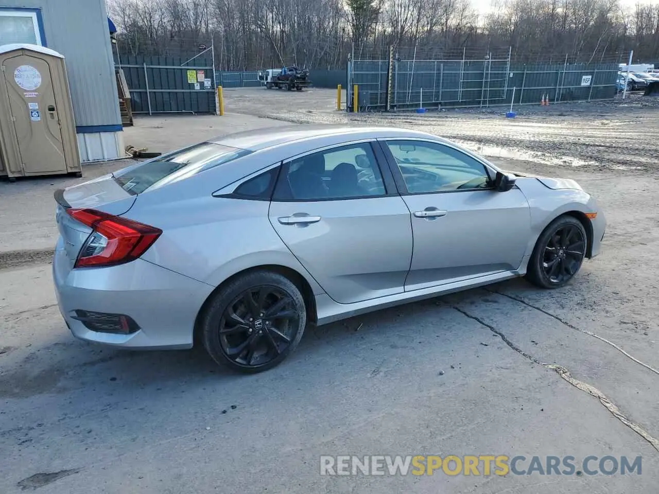3 Photograph of a damaged car 2HGFC2F83KH590205 HONDA CIVIC 2019
