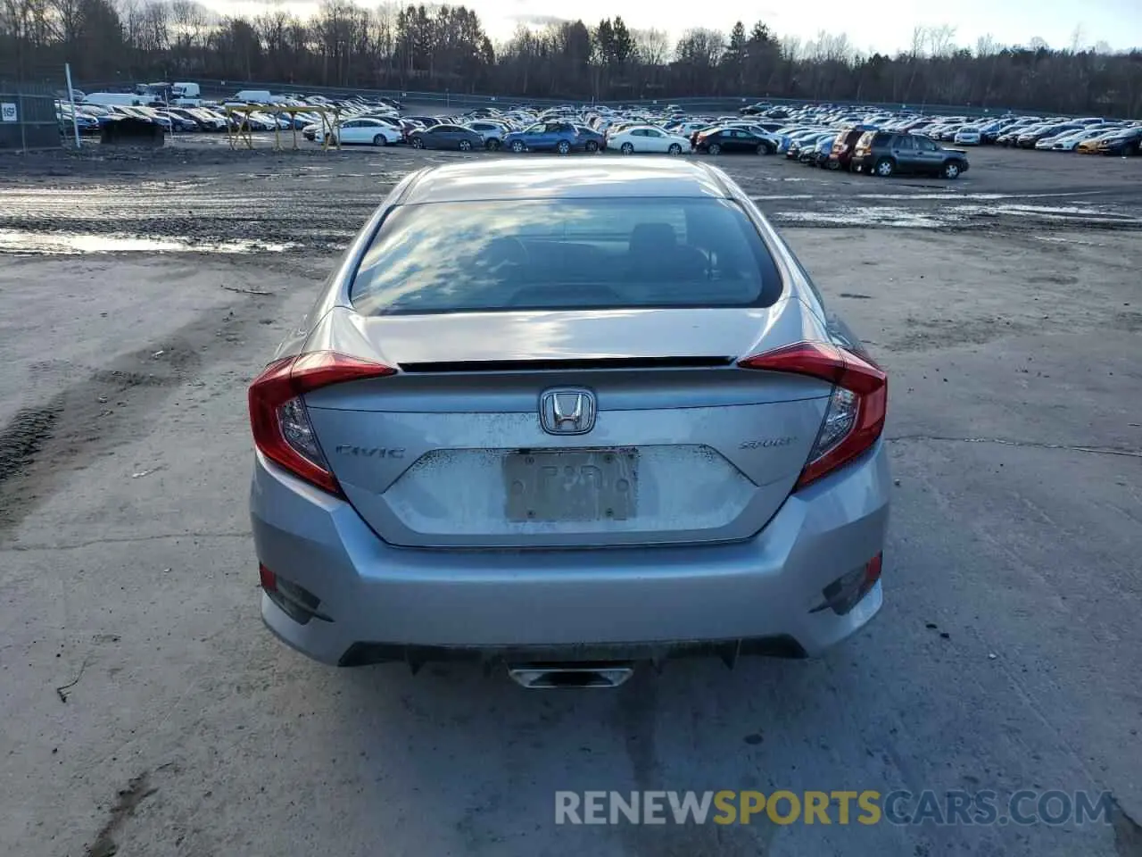 6 Photograph of a damaged car 2HGFC2F83KH590205 HONDA CIVIC 2019