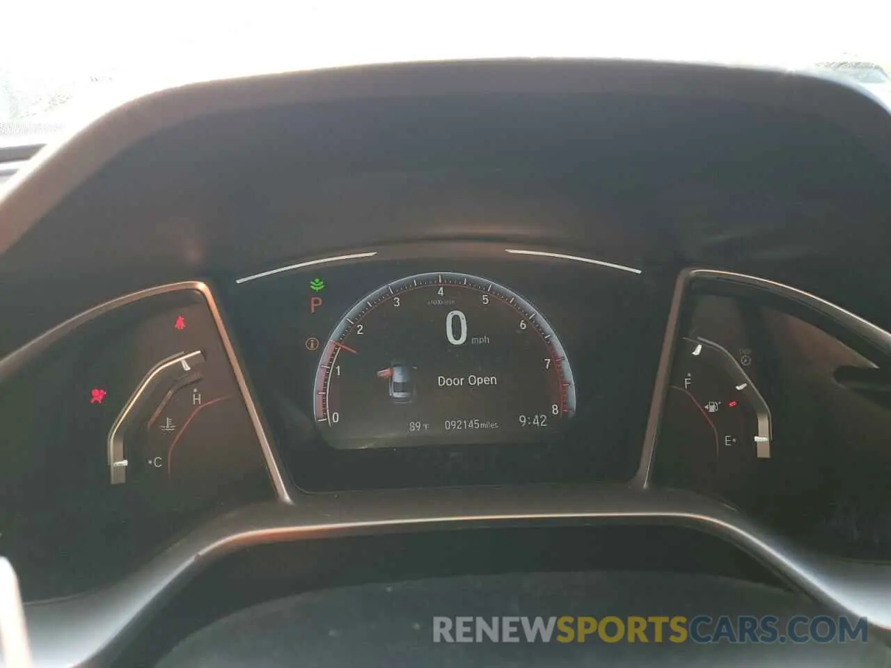 9 Photograph of a damaged car 2HGFC2F83KH596294 HONDA CIVIC 2019