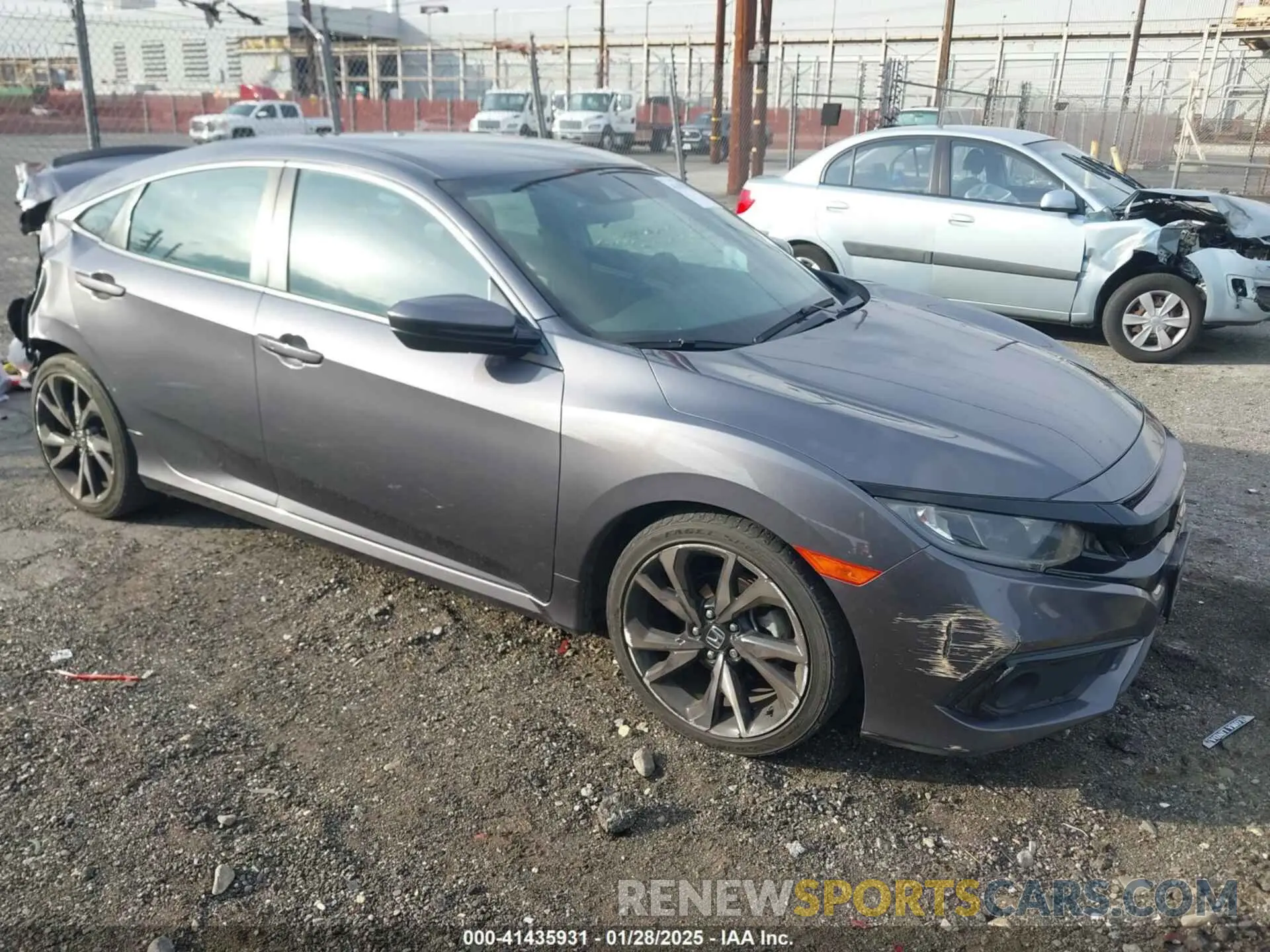 1 Photograph of a damaged car 2HGFC2F84KH530157 HONDA CIVIC 2019