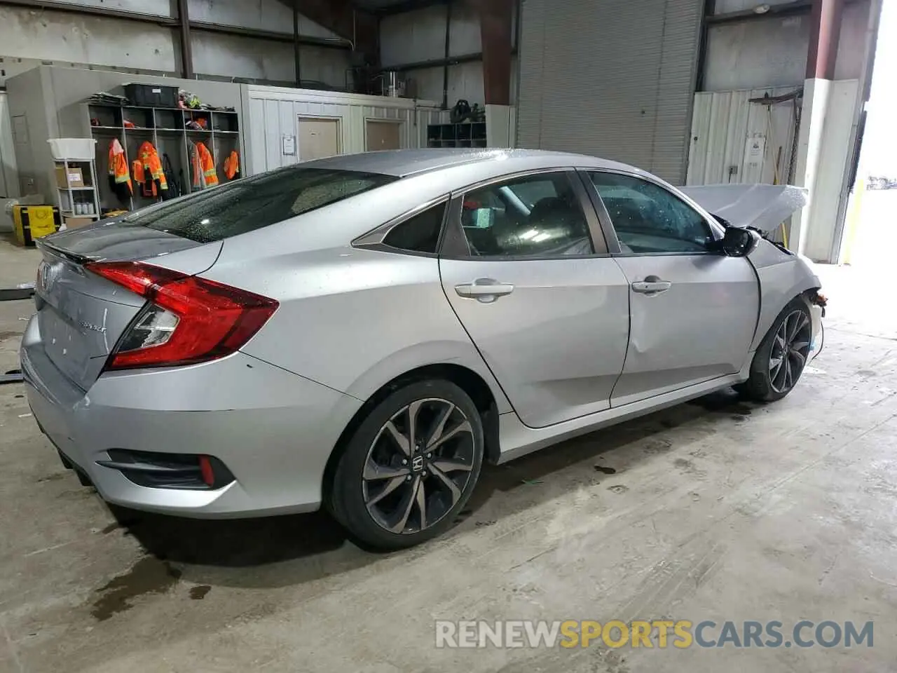 3 Photograph of a damaged car 2HGFC2F84KH553700 HONDA CIVIC 2019