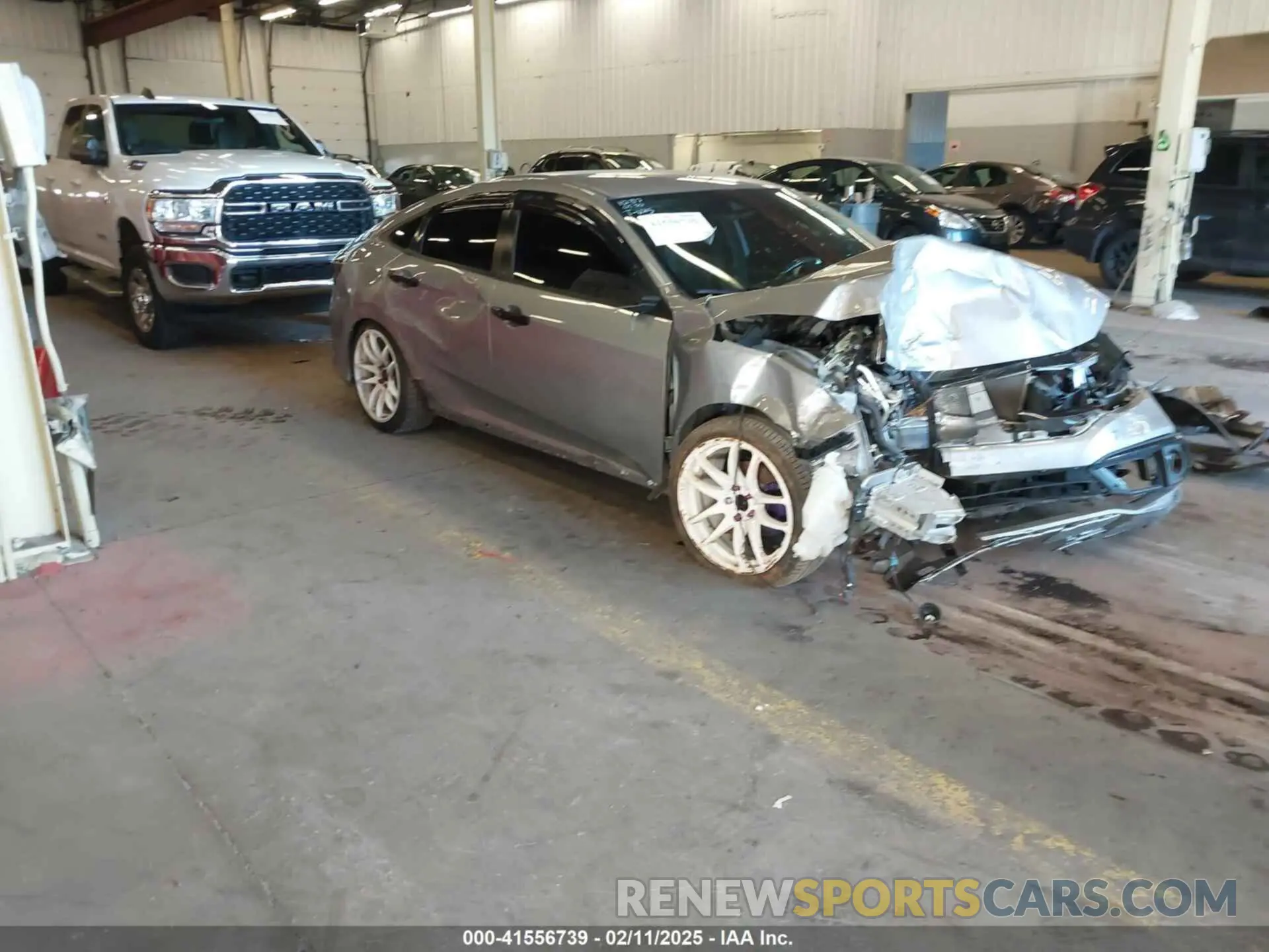 1 Photograph of a damaged car 2HGFC2F84KH576619 HONDA CIVIC 2019