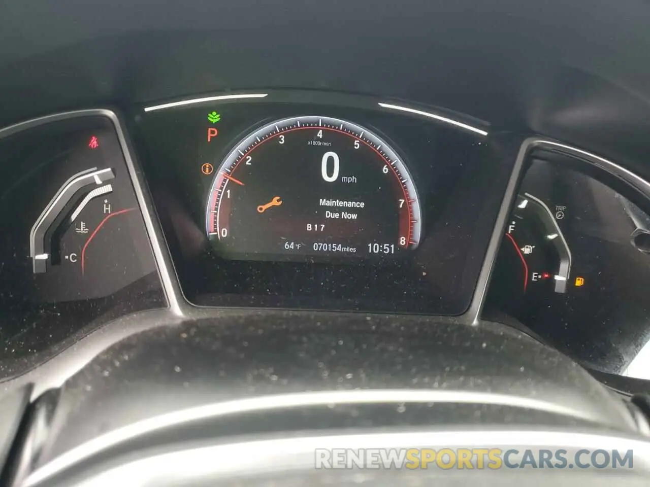 9 Photograph of a damaged car 2HGFC2F84KH577527 HONDA CIVIC 2019