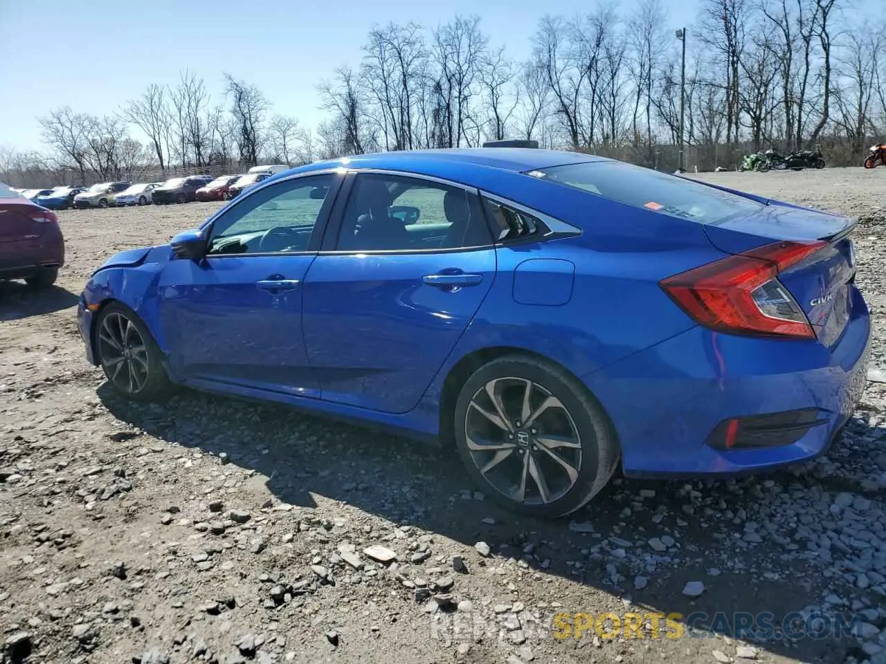 2 Photograph of a damaged car 2HGFC2F84KH585949 HONDA CIVIC 2019