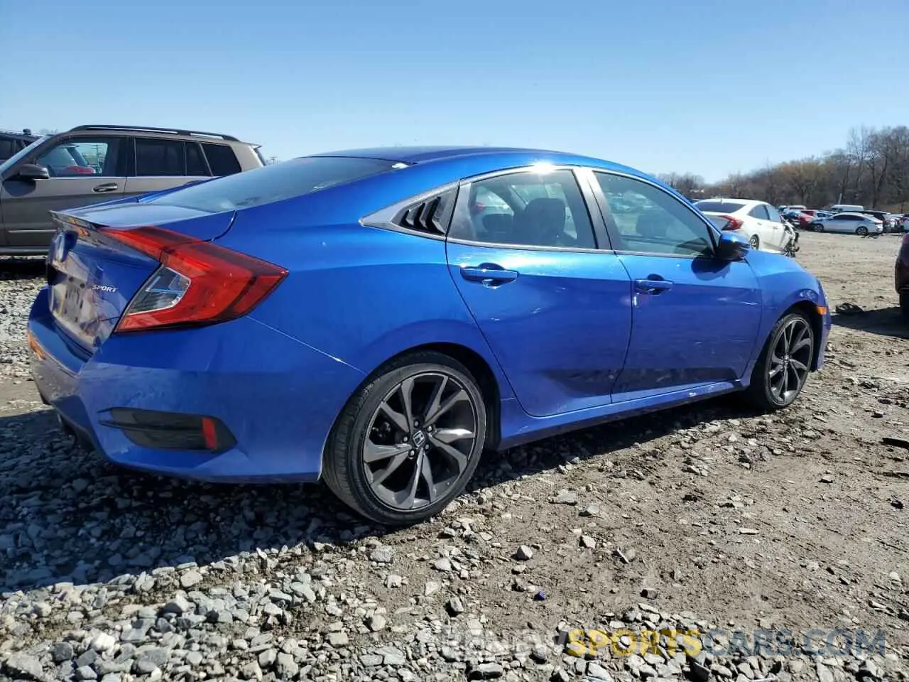 3 Photograph of a damaged car 2HGFC2F84KH585949 HONDA CIVIC 2019
