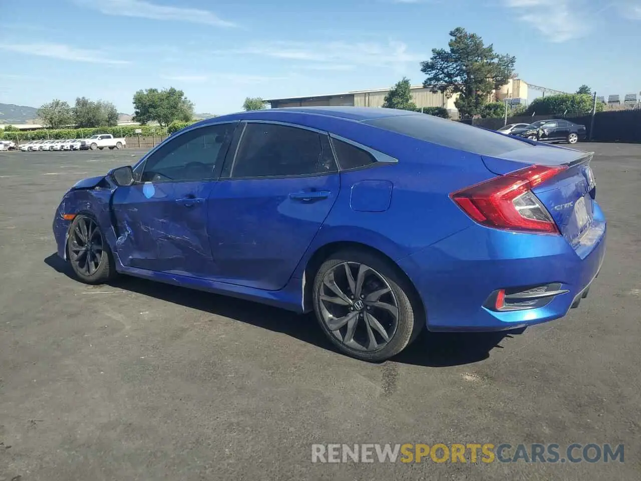 2 Photograph of a damaged car 2HGFC2F84KH586275 HONDA CIVIC 2019