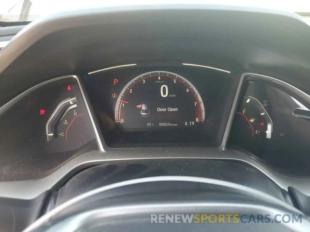 9 Photograph of a damaged car 2HGFC2F84KH586275 HONDA CIVIC 2019