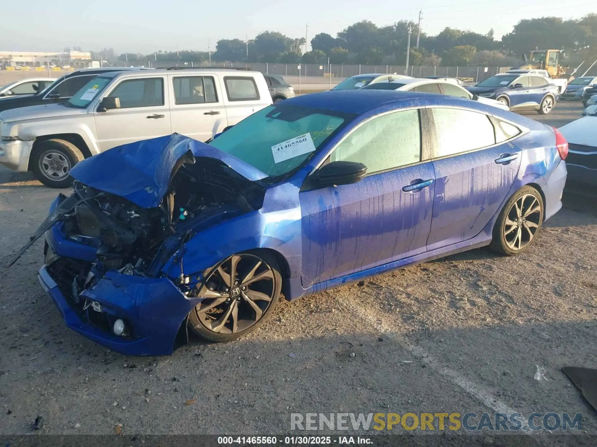 2 Photograph of a damaged car 2HGFC2F84KH586468 HONDA CIVIC 2019