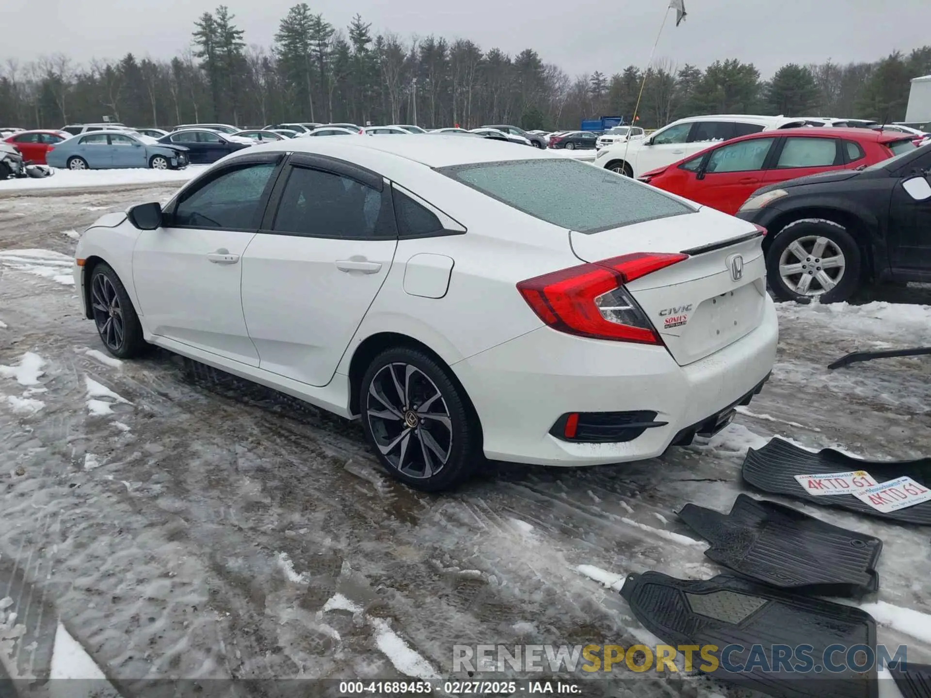 3 Photograph of a damaged car 2HGFC2F84KH586938 HONDA CIVIC 2019