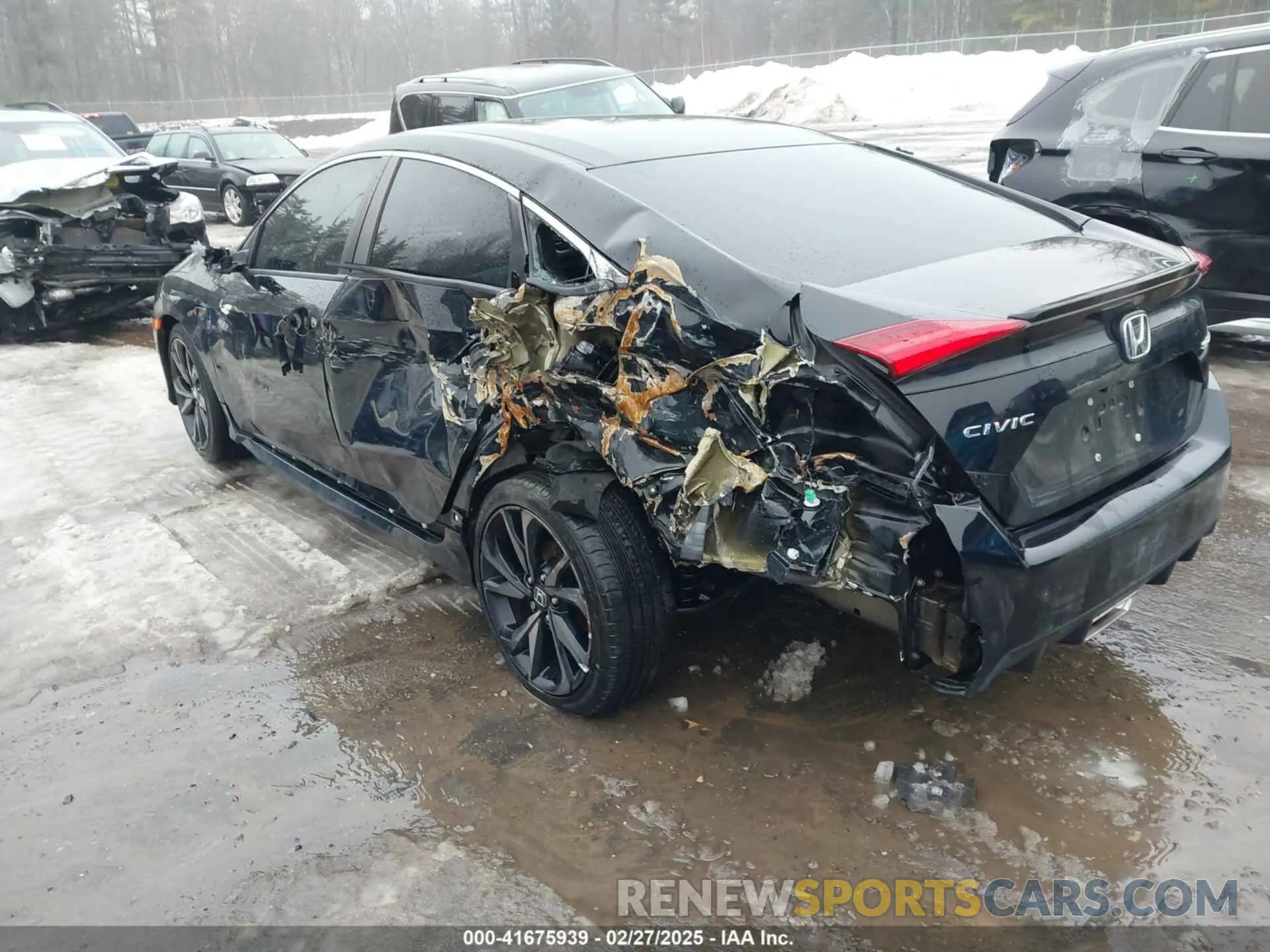 3 Photograph of a damaged car 2HGFC2F84KH590486 HONDA CIVIC 2019