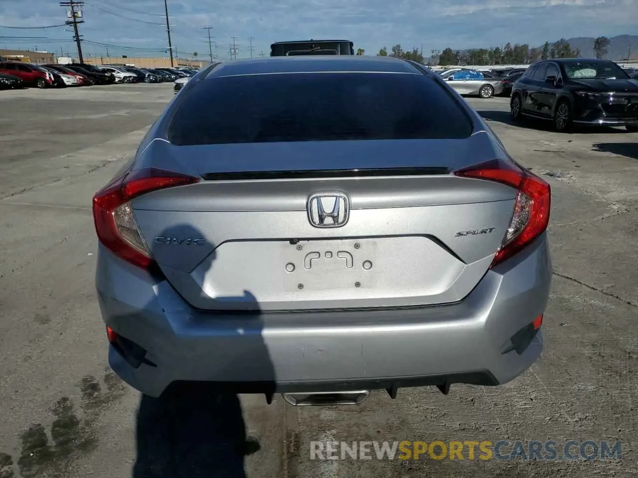 6 Photograph of a damaged car 2HGFC2F84KH593050 HONDA CIVIC 2019