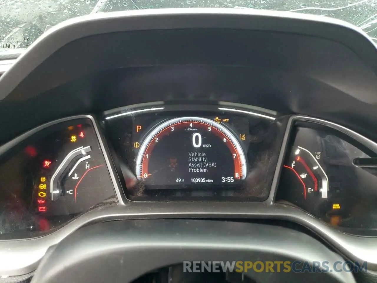 9 Photograph of a damaged car 2HGFC2F84KH593050 HONDA CIVIC 2019