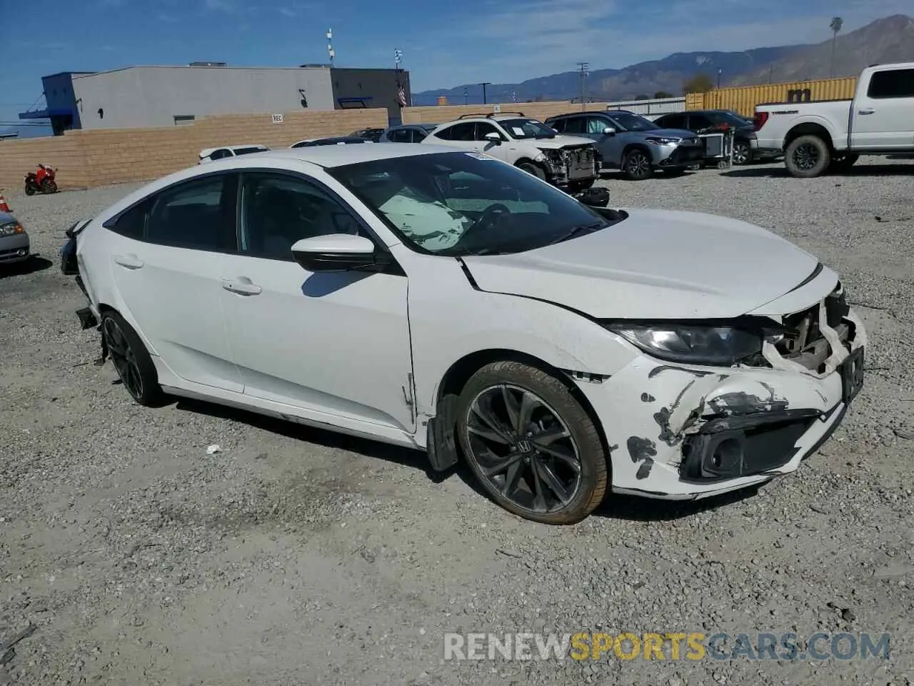 4 Photograph of a damaged car 2HGFC2F84KH594151 HONDA CIVIC 2019